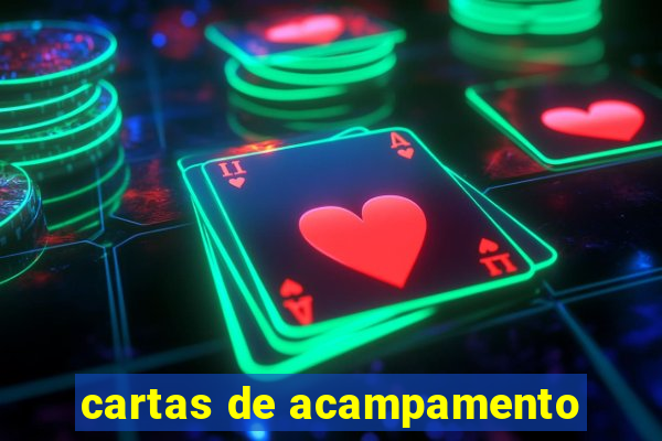 cartas de acampamento